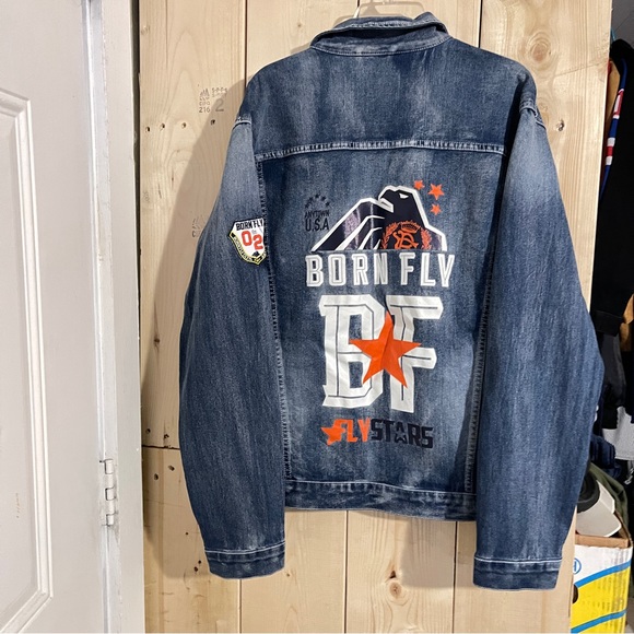 Born Fly Jean Jacket  NWT - Picture 8 of 9